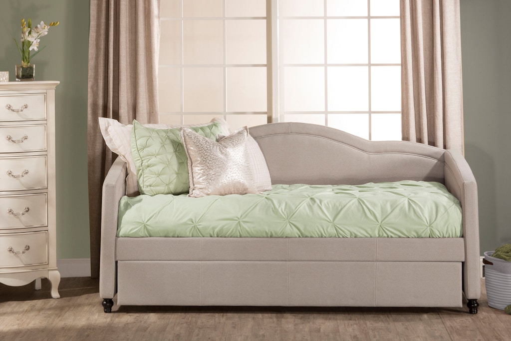 Hillsdale Furniture Bedroom Jasmine Daybed With Trundle Dove Gray 